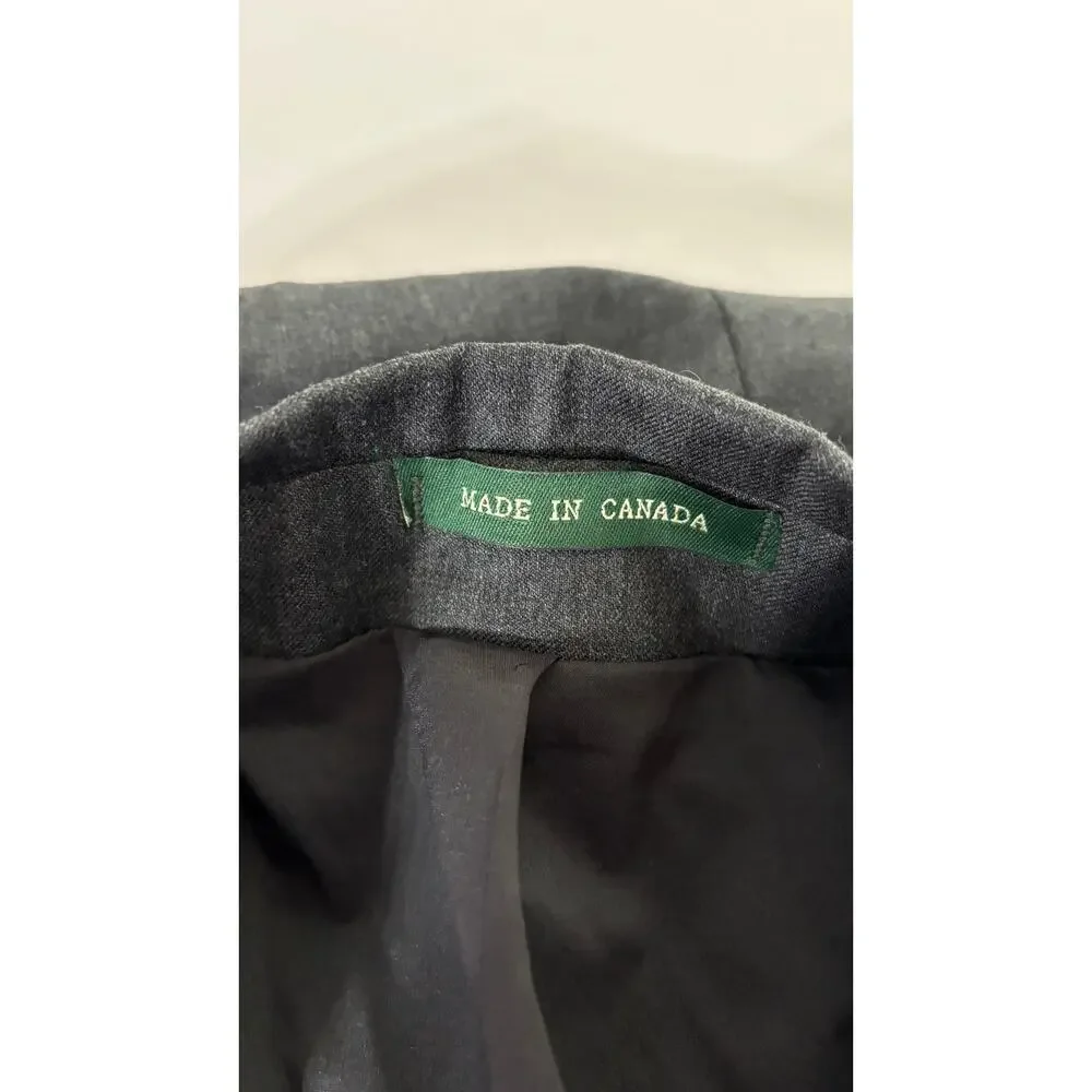 Lauren Ralph Lauren Wool Blazer Sports Coat Mens Size 40R Grey Two Button